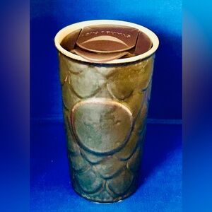 Starbucks Tumbler Mermaid Scales
Anniversary 2016 Bronze Ceramic 10oz
W/ Lid